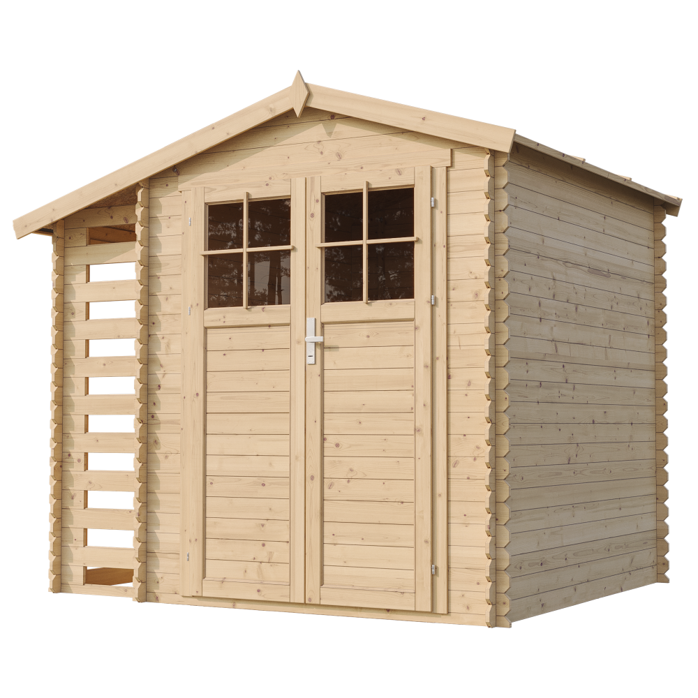 Wooden shed M386F – 256 x 200 cm – 5 m2 - Slika 3