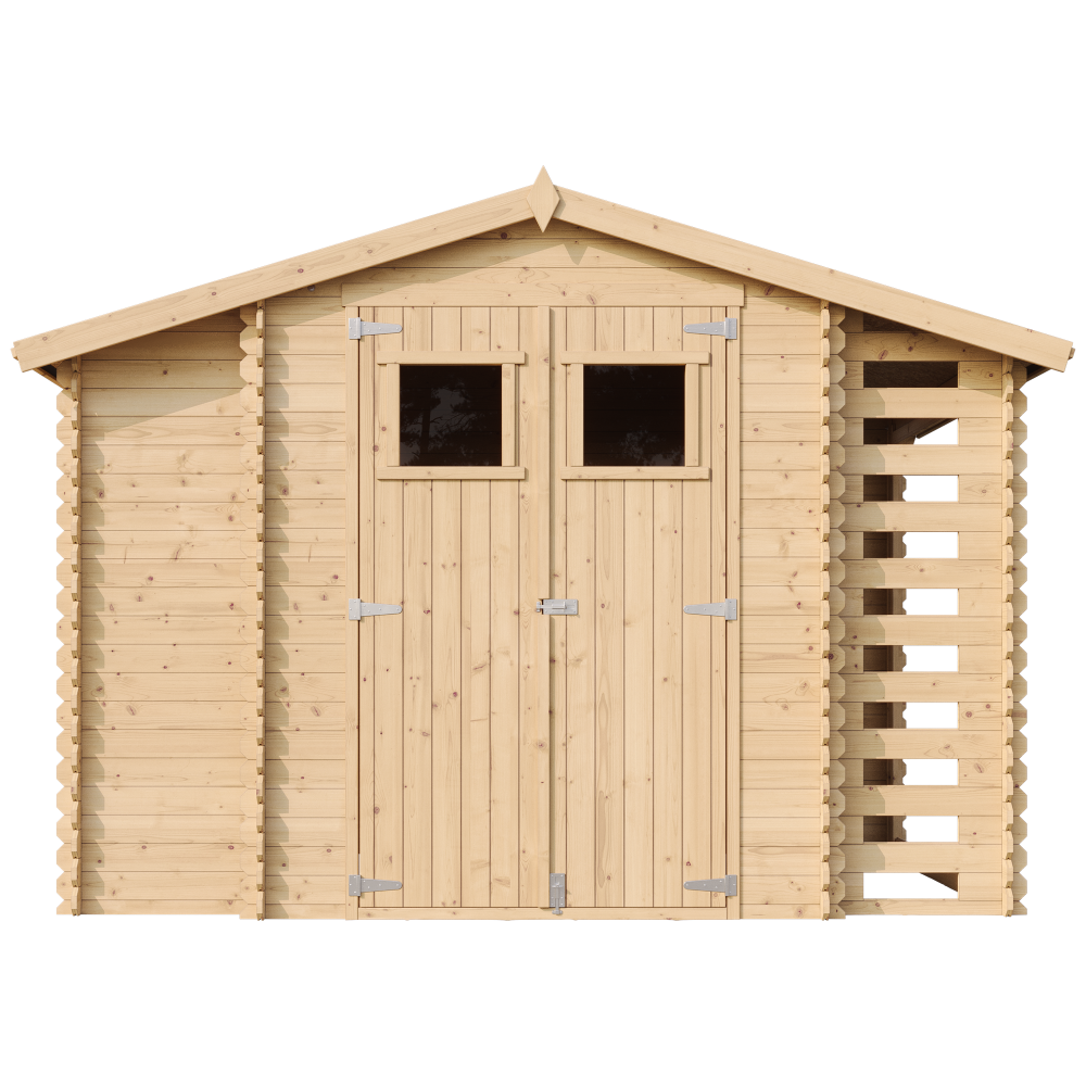 Wooden shed M389 – 312 x 200 cm – 6 m2 - Slika 2