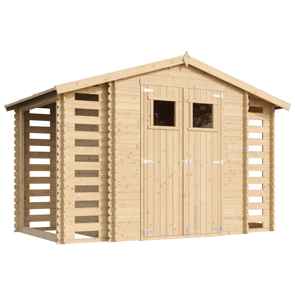 Wooden shed M391 – 312 x 200 cm – 5 m2